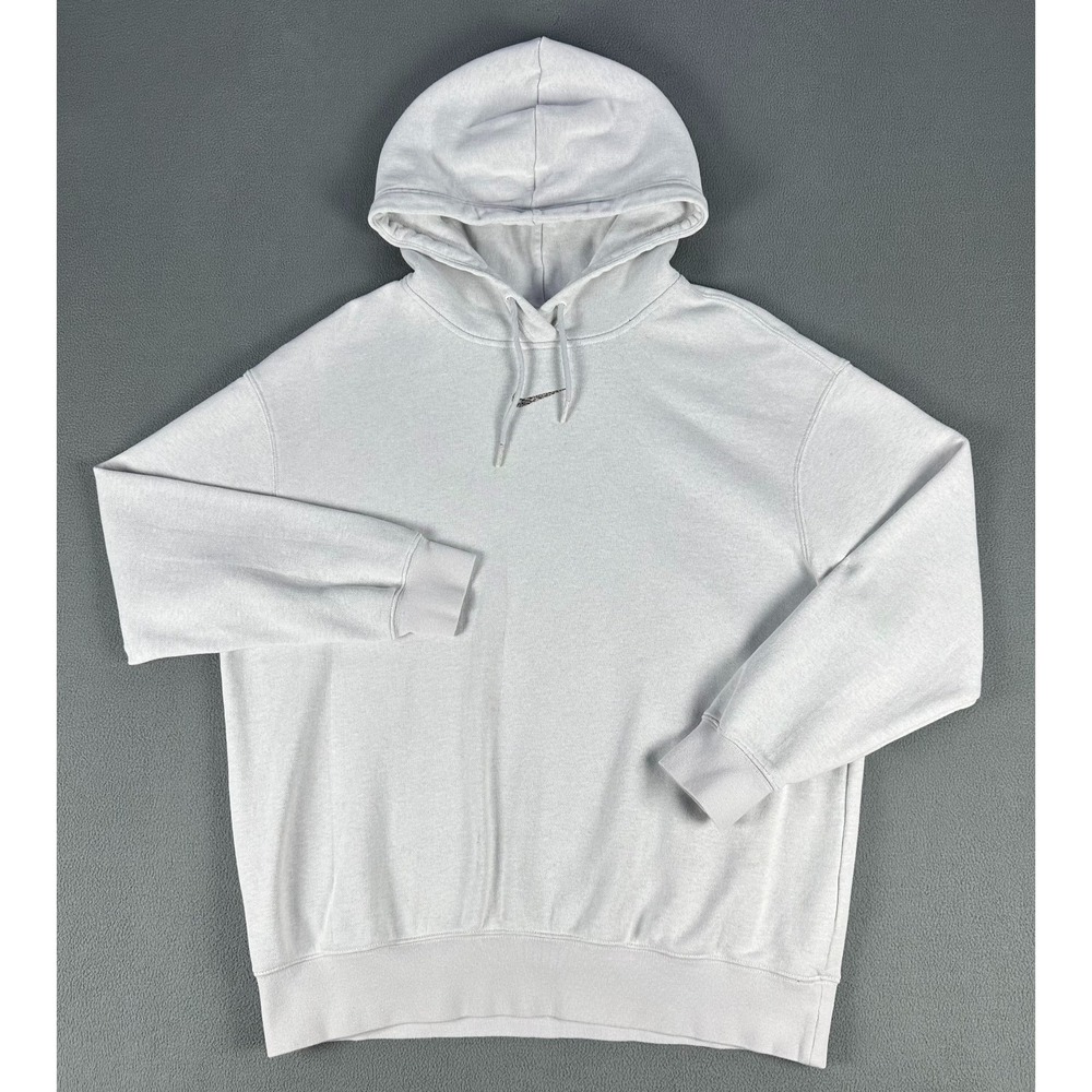 Nike‎ Hoodie Womens Small White Salt Crater Revival Popver Gym Training Lounge